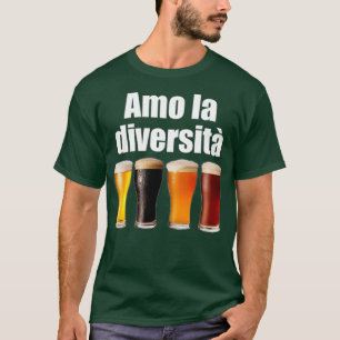 I Liebe Diversity Bier Geschenkkrebs Bier T-Shirt