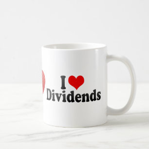 I Liebe-Dividenden Tasse