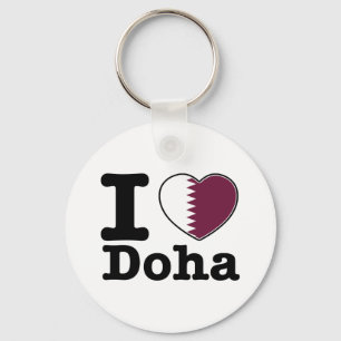 I Liebe Doha Schlüsselanhänger