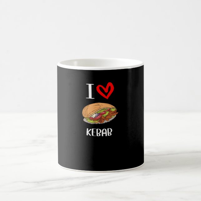 I Liebe Donald Kebab Kaffeetasse (Mittel)