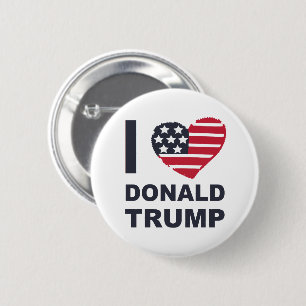 I Liebe Donald Trump Button