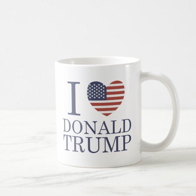 I Liebe Donald Trump Kaffeetasse (Rechts)