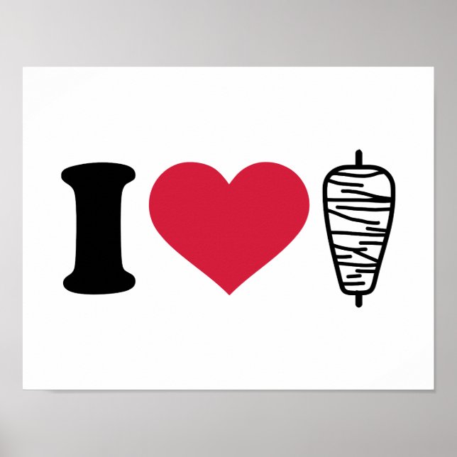 I Liebe Doner kebap Poster (Vorne)
