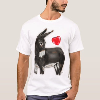 I Liebe Donkeys Demure Donkey T-Shirt