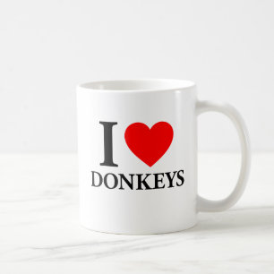 I Liebe Donkeys Kaffeetasse
