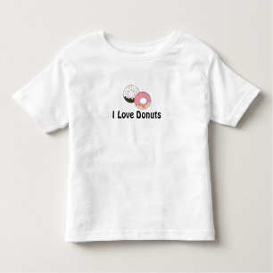 I Liebe Donuts Kleinkind T-shirt