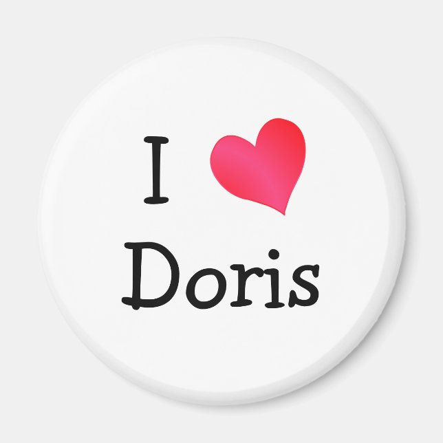 I Liebe Doris Magnet (Vorne)