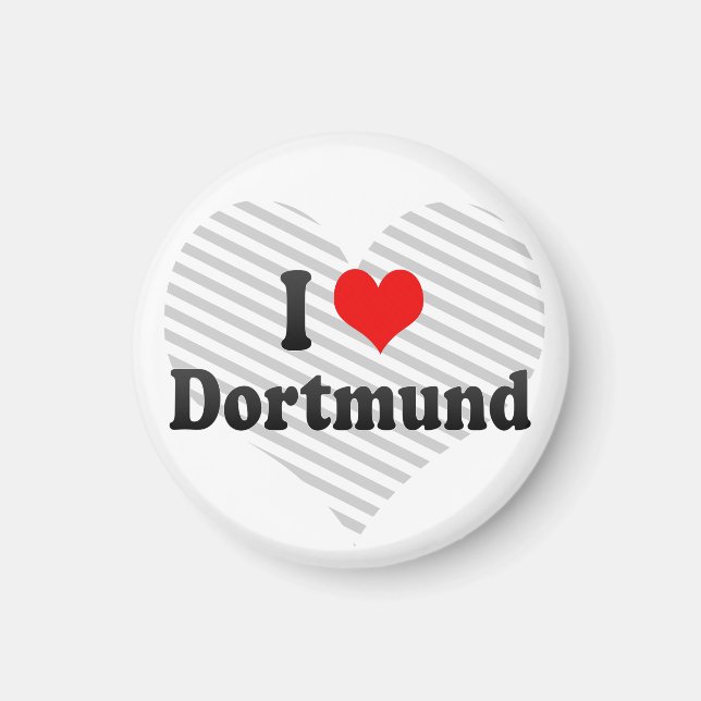I Liebe Dortmund, Deutschland Magnet (Vorne)
