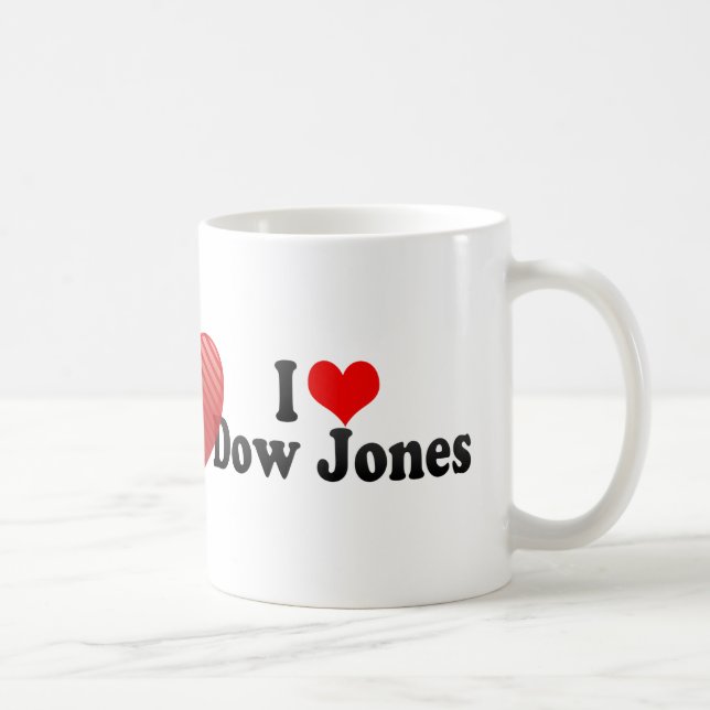 I Liebe Dow Jones Tasse (Rechts)