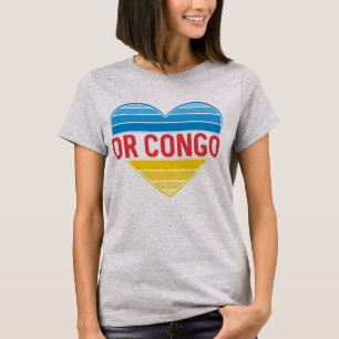 I Liebe DR Kongo, Kongo-Kinshasa Herz T-Shirt