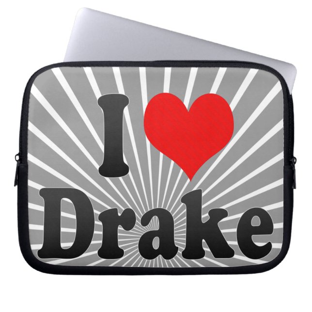 I Liebe Drake Laptopschutzhülle (Vorderseite)