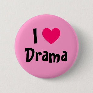 I Liebe Drama Button