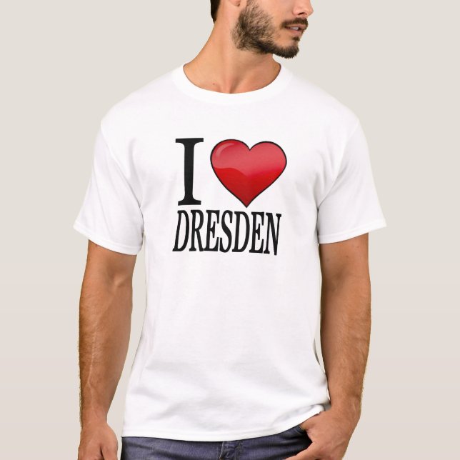 I Liebe Dresden T-Shirt (Vorderseite)