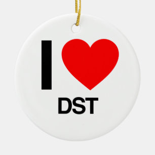 i LIEBE DST Keramik Ornament