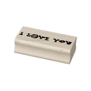 I Liebe, du hast Donut Doughnut Valentine Briefmar Gummistempel
