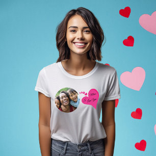 I Liebe du Mama Valentines Geschenk T Shirt
