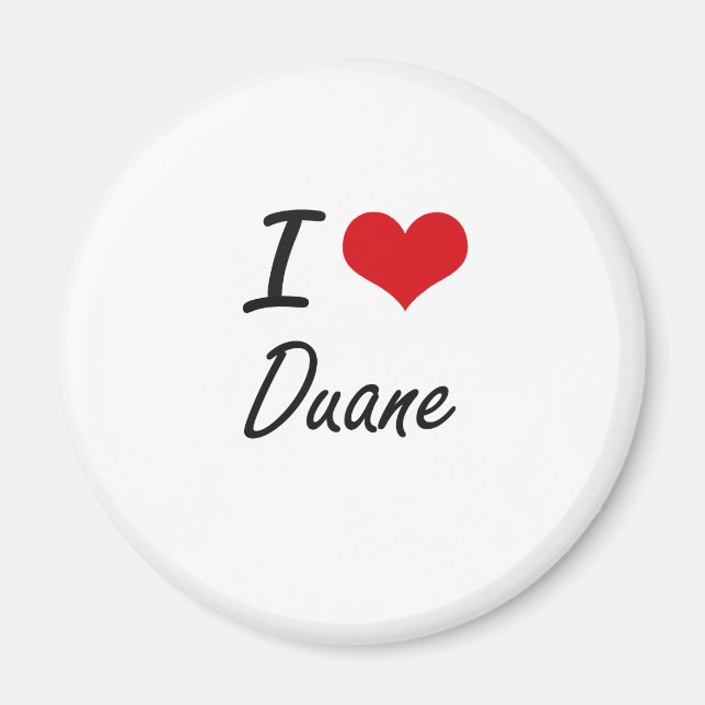 I Liebe Duane Magnet (Vorne)