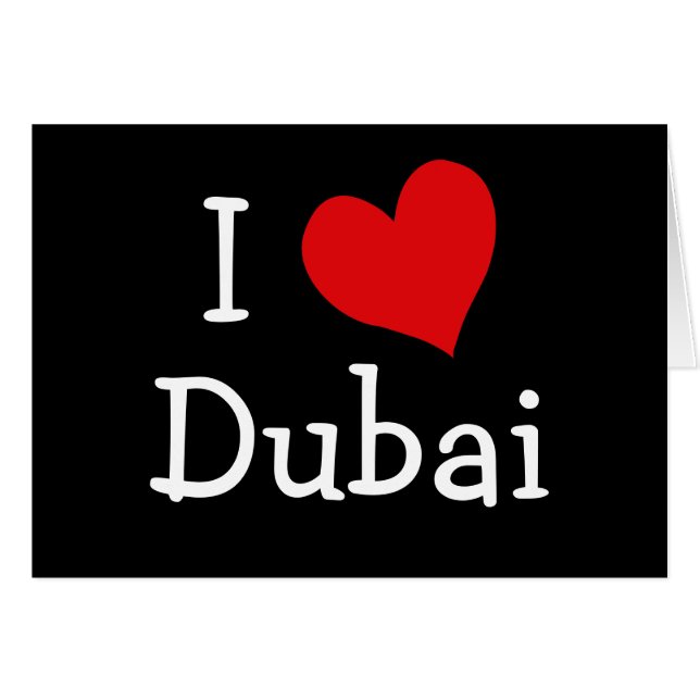 I Liebe Dubai (Vorderseite (Horizontal))