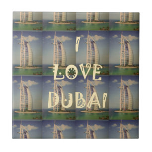 I Liebe Dubai Fliese