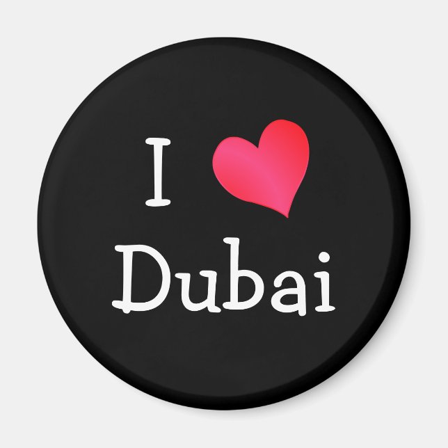 I Liebe Dubai Magnet (Vorne)