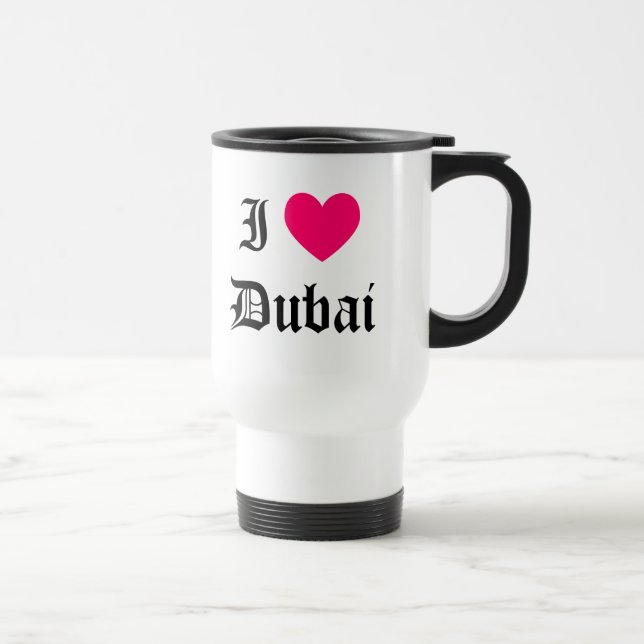I Liebe Dubai Reisebecher (Rechts)