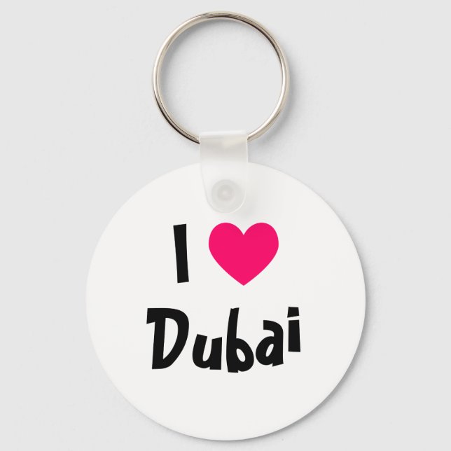 I Liebe Dubai Schlüsselanhänger (Vorderseite)