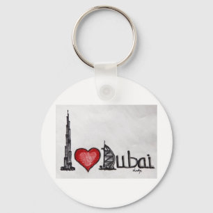 I Liebe Dubai Schlüsselanhänger