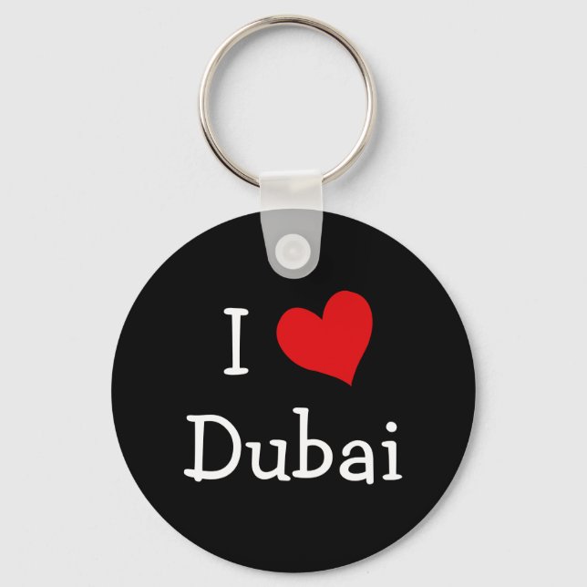 I Liebe Dubai Schlüsselanhänger (Vorderseite)