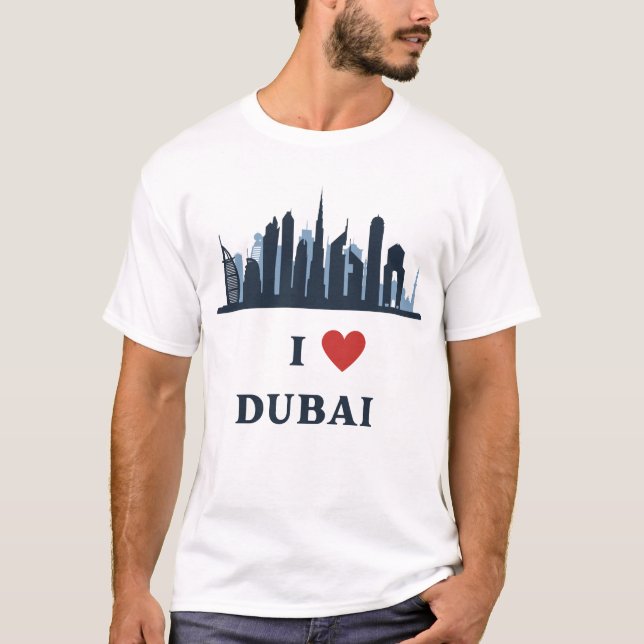 I Liebe Dubai T-Shirt (Vorderseite)
