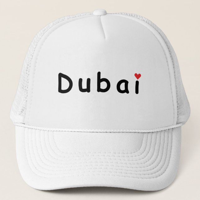 I Liebe Dubai Truckerkappe (Vorderseite)