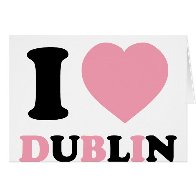 I Liebe Dublin (Vorderseite (Horizontal))