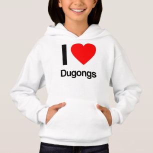 i Liebe dugongs Hoodie