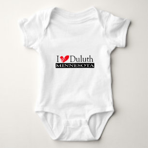 I Liebe Duluth Minnesota Baby Strampler