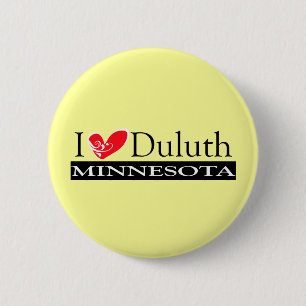 I Liebe Duluth Minnesota Button