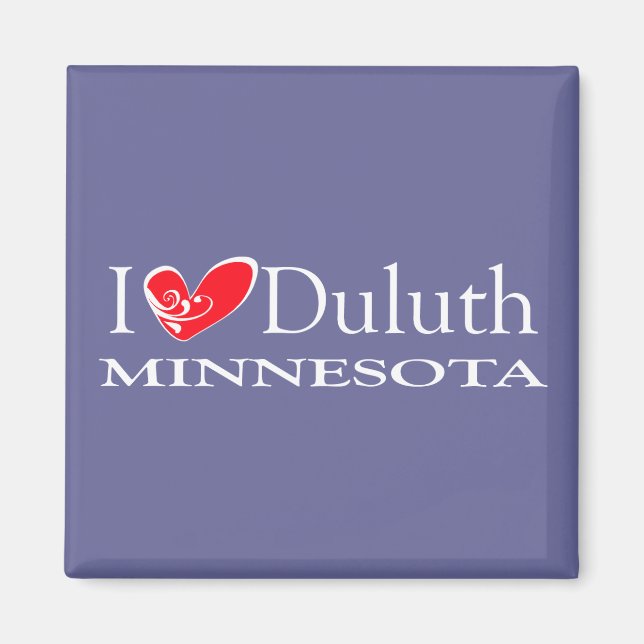I Liebe Duluth Minnesota Magnet (Vorne)