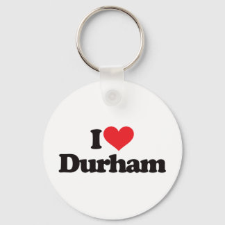 I Liebe Durham Schlüsselanhänger
