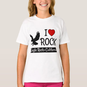 I Liebe Eagle Rock California Rotes Herz T-Shirt