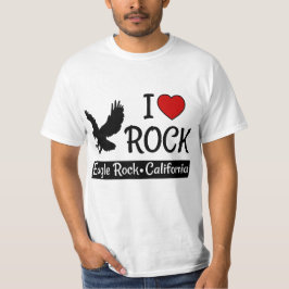 I Liebe Eagle Rock California Rotes Herz T-Shirt