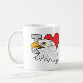 I Liebe Eagles Kaffeetasse