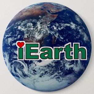 I Liebe Earth Button