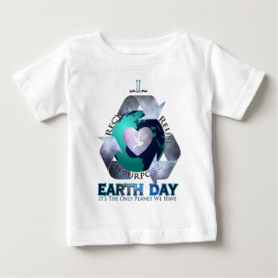 I Liebe Earth Day Baby T-shirt