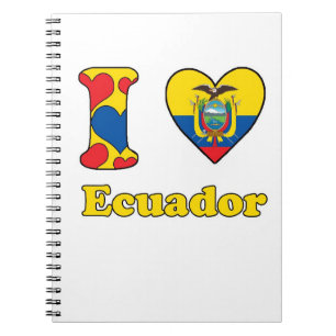 I Liebe Ecuador Notizblock