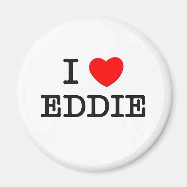 I Liebe Eddie Magnet (Vorne)