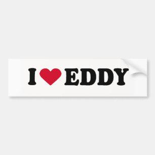I LIEBE EDDY AUTOAUFKLEBER