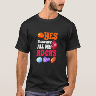 I Liebe Edelsteine Semi Wertvoll Stones Kristalle  T-Shirt