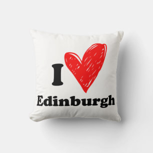 I Liebe Edinburgh Kissen