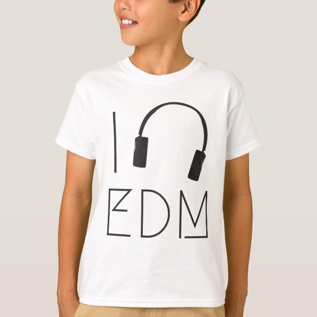 I Liebe EDM T-Shirt (Vorderseite)