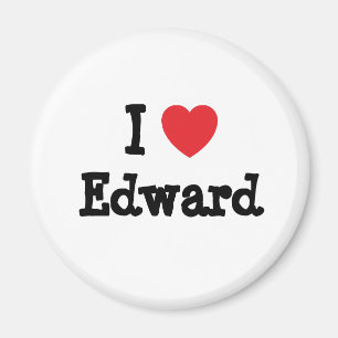 I Liebe Edward Herzstück T - Shirt Magnet