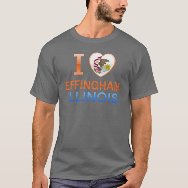 I Liebe Effingham, IL T-Shirt (Vorderseite)