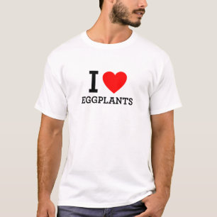 I Liebe Eggpflanzen T-Shirt